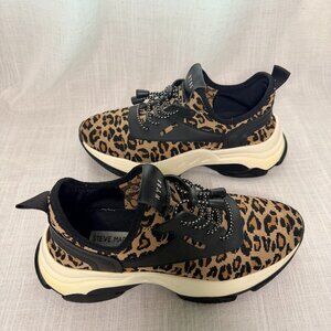 Steve Madden NY90 Leopard Print Sneakers Size 7